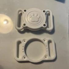 Waterproof AirTag Collar Holder No Dangle Hard PC Case For Dogs Or Cats