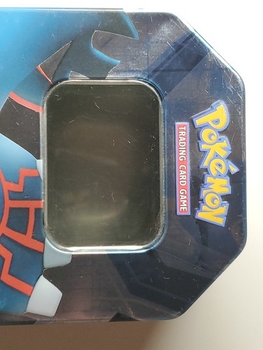2006 Pokemon TCG Kyogre EMPTY EX Holiday Tin Groudon Rayquaza CCG Rare Tin Only - Picture 4 of 23