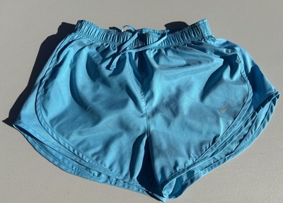 Nike Women s Tempo Running Shorts Blue Lined Athletic Workout  Dri-Fit EC Medium