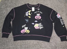 Sanrio Hello Kitty and Friends Glow in The Dark Halloween Sweatshirt Size M New