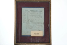 1839 Writ of Execution Republic of Texas signed Stephen William Blount (1808-189
