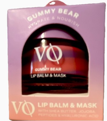VQ Gummy Bear Hydrating Lip Balm + Lip Mask Clear 0.5 oz Dermatologist Tested