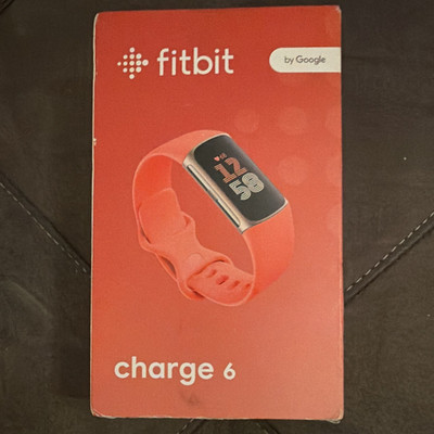 Fitbit Charge 6 GPS SpO2 Bluetooth Activity Tracker Coral GA05184-NA