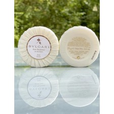 Bvlgari Au the Blanc White Tea Wrapped Soap, 2.6 oz / 75 g single