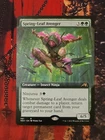 MTG Card: Spring-Leaf Avenger (Kamigawa: Neon Dynasty) EXTENDED ART