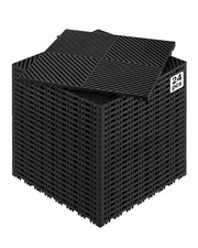 Uimoso Drainage Mat Modular Interlocking Cushion 15.7” x 15.7” Drainage Tile