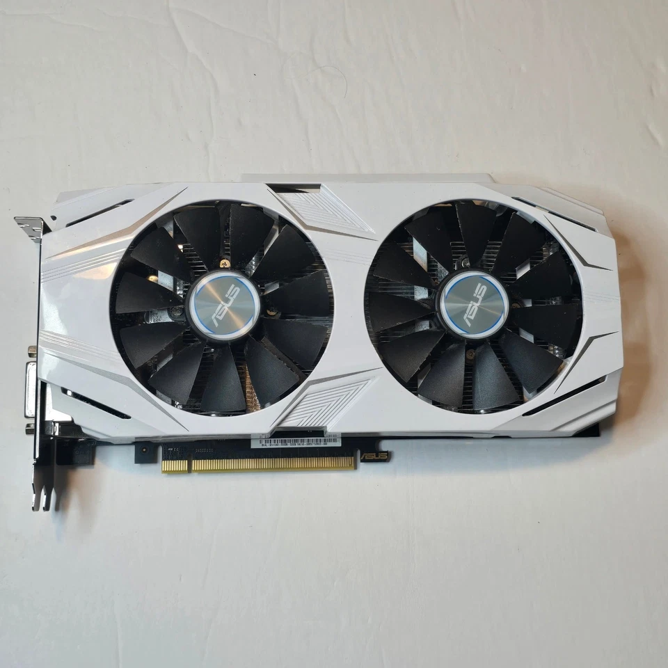 Asus GeForce GTX 1060 03G 3gb Dual Fan GPU White Graphics Card Video HDMI GDDR5 - Image 2 of 4