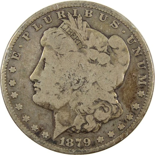 1879 S Rev 78 Morgan Dollar AG About Good 90% Silver $1 Coin SKU:I4833