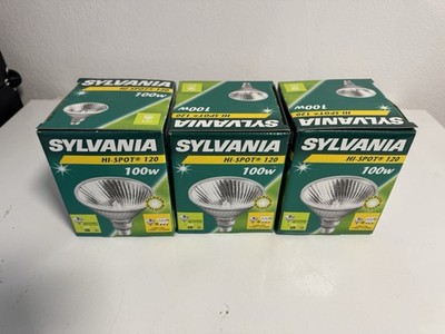 3x Sylvania Halogen Hi-Spot 120 PAR 30 - 100w 240V Flood Sockel E27 Gewinde