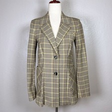 CABI Women's Size 2 Plaid Houndstooth Past Time Blazer Jacket Style 3548