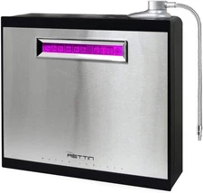Tyent Rettin MMP 11-Plate Turbo Water Ionizer in Black and Stainless Steel
