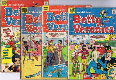 ARCHIE´S..BETTY AND VERONICA # 188,195,196,205 US Comics 71-72 (#195 SPLITS CVR)