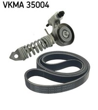 V-Ribbed Belt Set SKF VKMA 35004 Fits Vauxhall Adam 6 Ribs