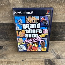 PS2 Grand Theft Auto Vice City Sony Playstation 2, 2002 Tested Working, CIB