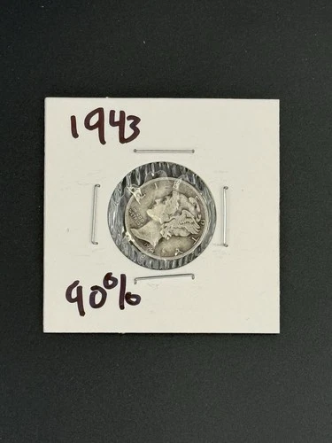 1943 Mercury Dime 10c Silver Uncirculated 10 Cents US Type Coin 90% Silver