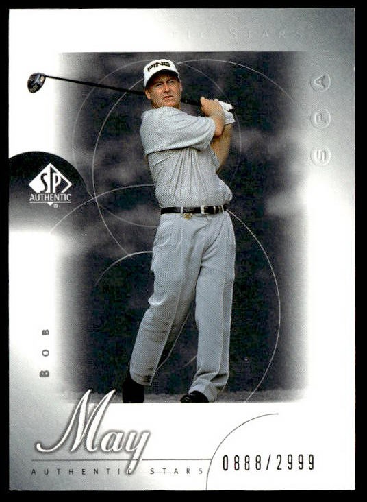 2001 SP Authentic #66 Bob May #/2999