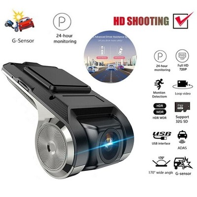 USB Dash Cam ADAS 1080P Full HD Car DVR Camera for Android Head Unit Radio
