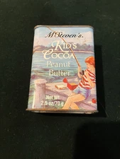 Fishing McSteven’s Kids Cocoa Peanut Butter Advertising Tin
