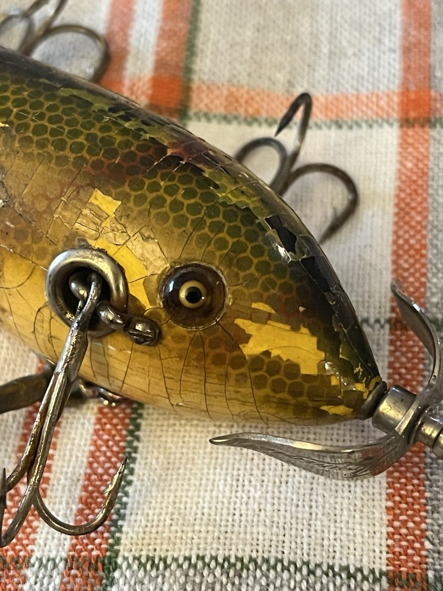 ルアー・フライ HEDDON #300 HEDDON No.300 Fishing Lure 4 inches/ 28g Old 1910 Vintage