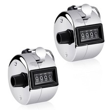 2PCS Set Portable 4 Digit Handheld Number Click Golf Counter Tally Recorder