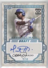 2020 Leaf Ultimate Draft Platinum Spectrum 5/50 Miguel Hiraldo #BA-MH1 Auto g2u