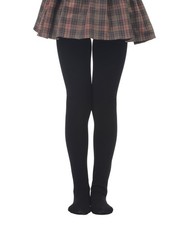 Girls Winter Warm Tights Fleece Lined Thick Opaque Footed Dance Stockings