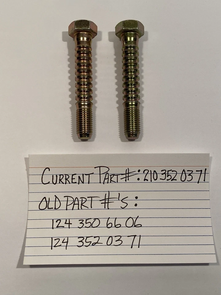 2X NOS OEM MERCEDES BRAZO DE EMPUJE A RUEDA PERNO DE COJINETE W210 W124 W140 R129 W126 + Foto 4 de 4