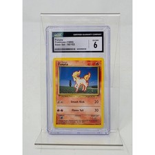 Pokemon Ponyta 60/102 Set Base 1999 CGC 6 Carte Collezionabili Classificate Ex/NM