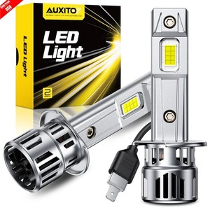 AUXITO CANBUS H1 LED Kit d'ampoules de phares High Low Beam 100W Super Bright 33000LM