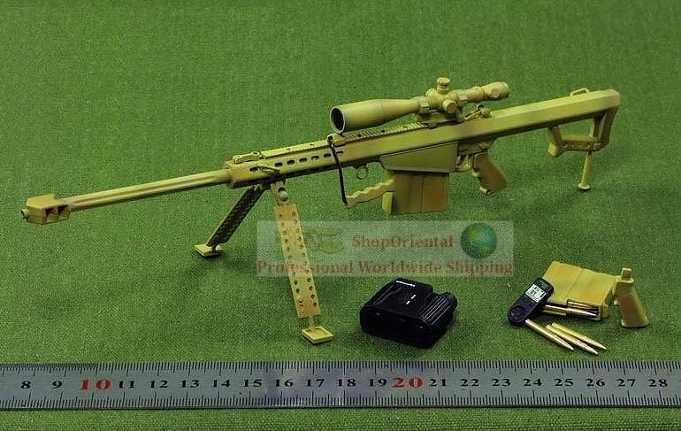 1/6 Scale Modern Era .50 Caliber Barrett Sniper Rifle 103066A