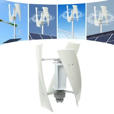 NEW Vertical Wind Turbine Wind Turbine Generator Kit?with Auxiliary Wind Wheel