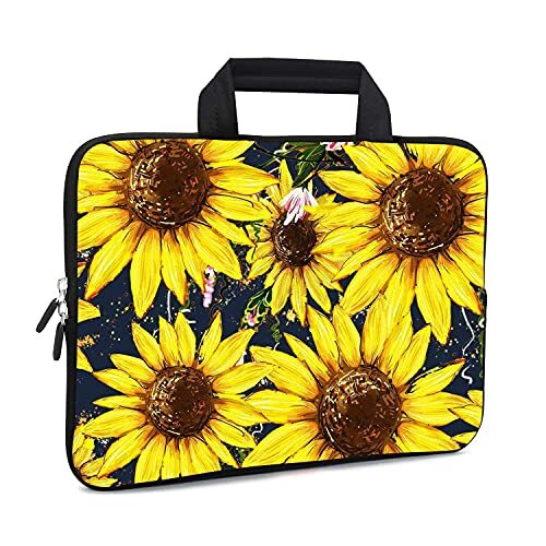 11.6 12 12.1 Inch Laptop Carrying Bag Protective Chromebook Case Sunflower - Bild 4 von 6