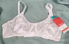 Vintage NWT Playtex Collection Bra 36B Style 4256 Full Figure White Lace NOS