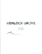 Brian McGreevy Signed Autograph HEMLOCK GROVE Pilot Episode Script COA AB