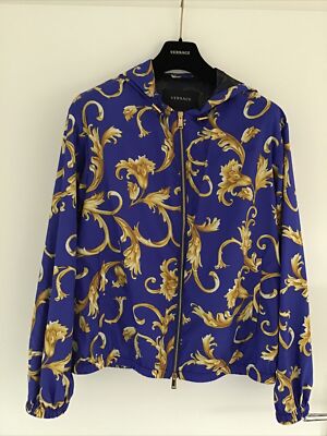 Versace Barocco Baroque Jacke aktuelle Kollektion Herren 50 M L 1200  !!!