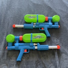 Lot of 2 - NERF Hasbro Super Soaker XP100-AP Retro Water Blaster Gun