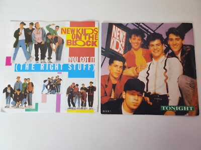 New Kids On The Block  You Got It (The Right Stuff)  & Tonight 7'' Vinyl Singles 
