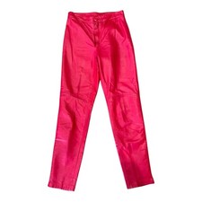 VTG RARE Michael Hoban North Beach Leather Pants High Rise Size 7/8