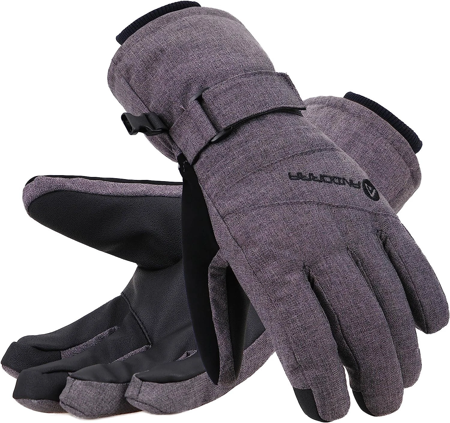 NWT ANDORRA Women's Waterproof Touchscreen Ski Gloves Heather Grey Small
Opens in a new window or ta