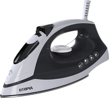 Plancha Vapor Para Ropa Suela Antiadherente 1200W Control Termostato Ajustable