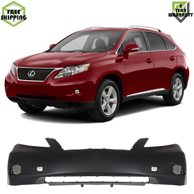 Front Bumper Cover Primed Plastic For 2010-2012 Lexus RX350