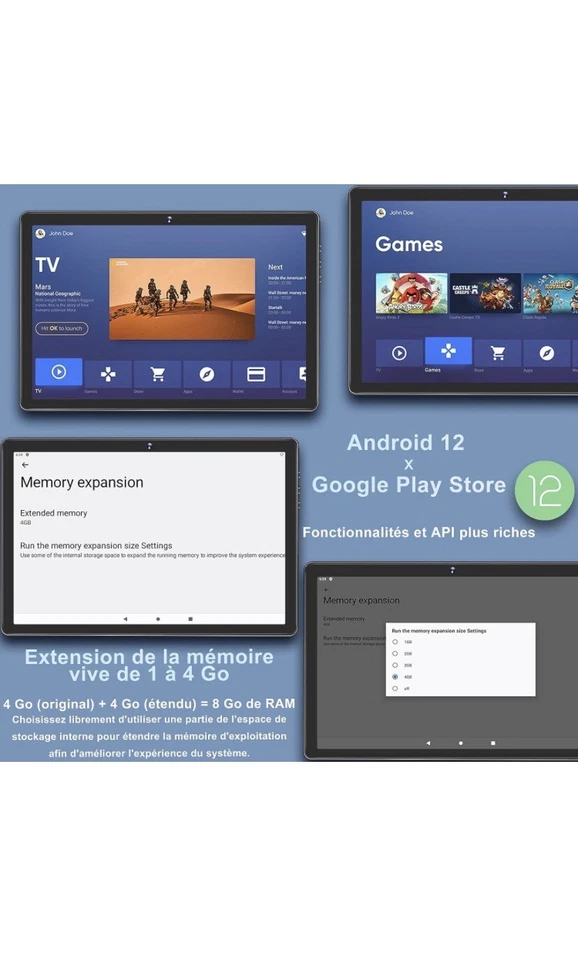 Tablette 10' + clavier et souris - Photo 4/4