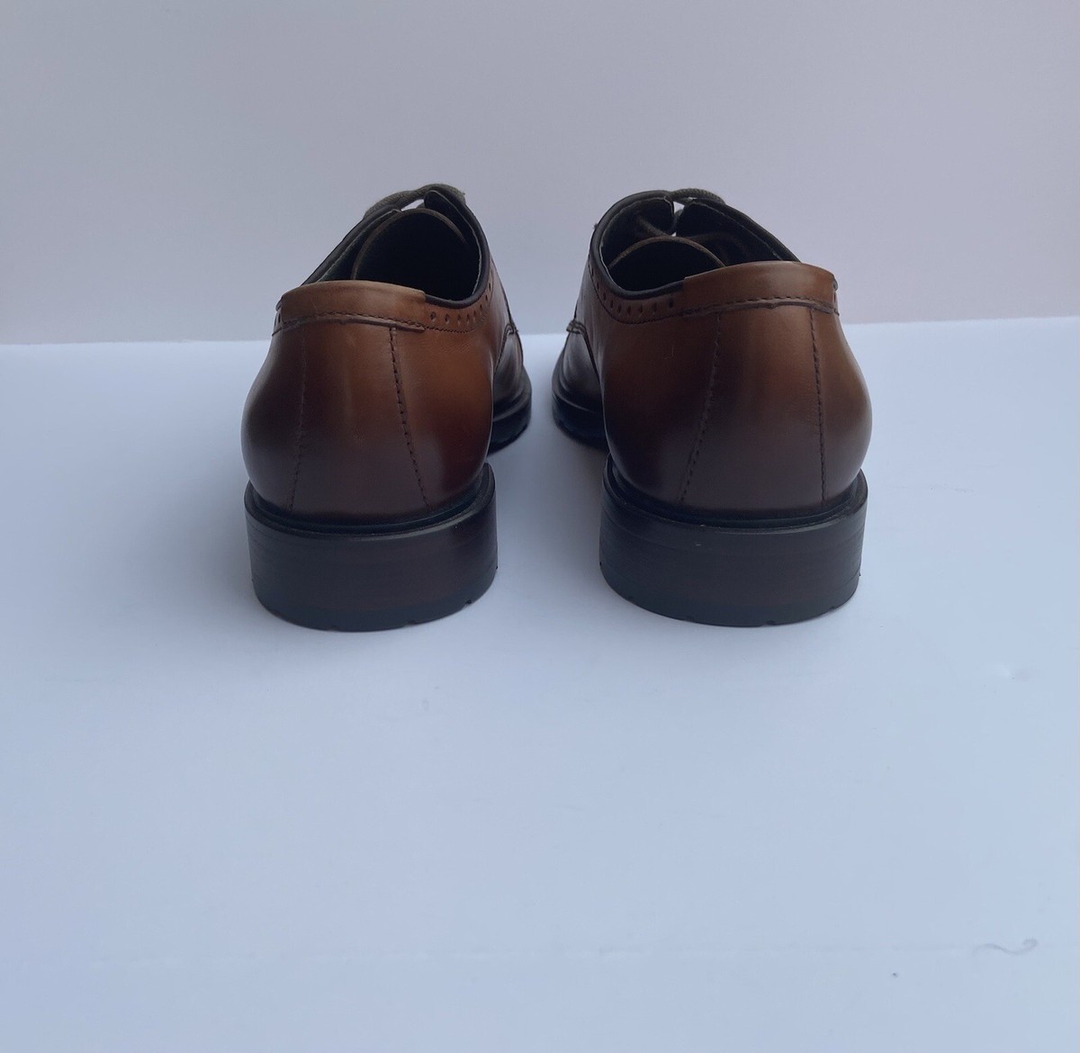 J&M Est. 1850 Brown Leather Wingtip Oxford Shoes Mens 12M | eBay display picture 3