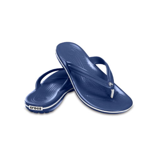 Crocs Crocband Flip Navy Blue Women\'s 9 Sporty Thong Sandals Comfort Shoes Amazon.com | Crocs Unisex Adult Crocband Flip Flop Sandals  main image 2