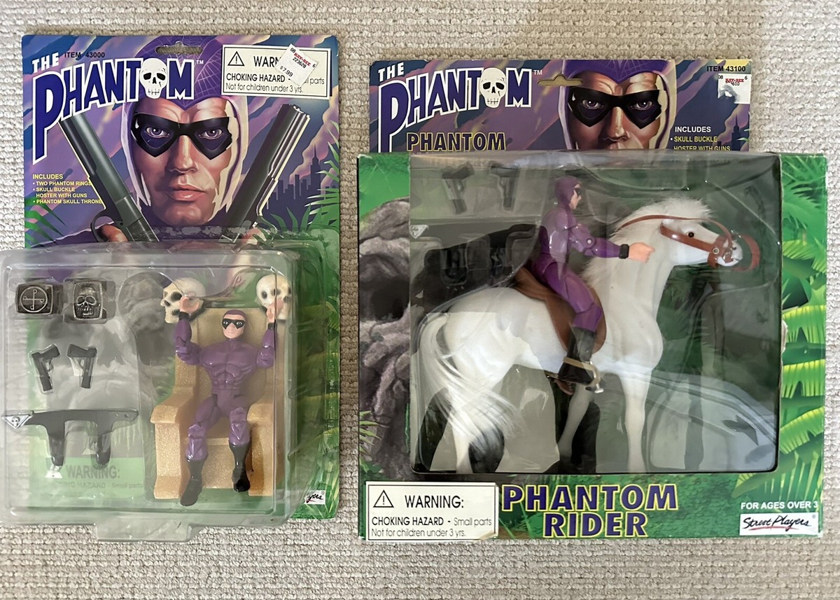 The Phantom Action Figures 1995 Street Players - Lot Of 2 The Phantom Action Figures 1995 Street Players - Lot Of 2