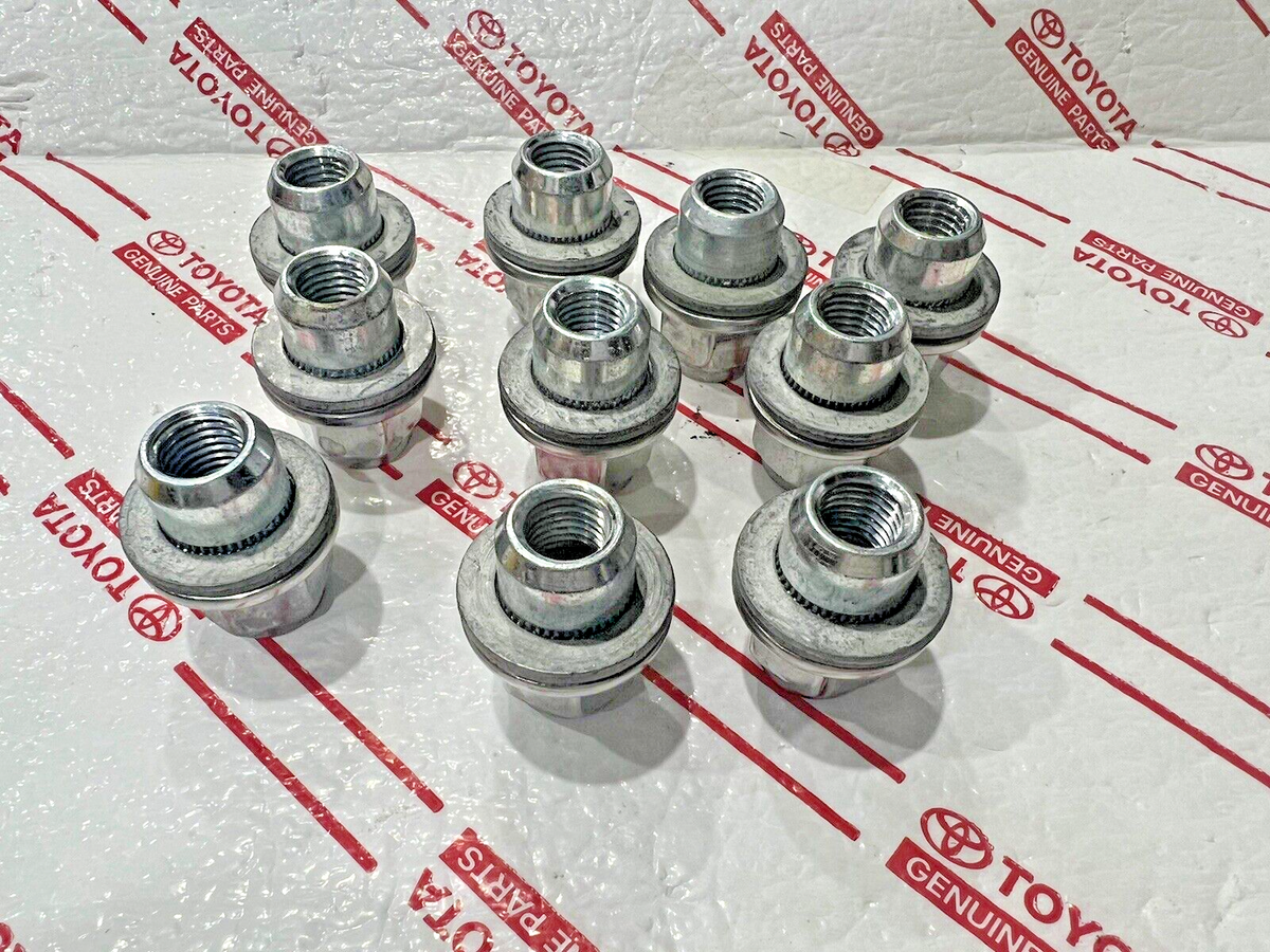 2012-2015 Toyota Venza RAV4 Chrome Washer Lug Nut Set 12x1.5