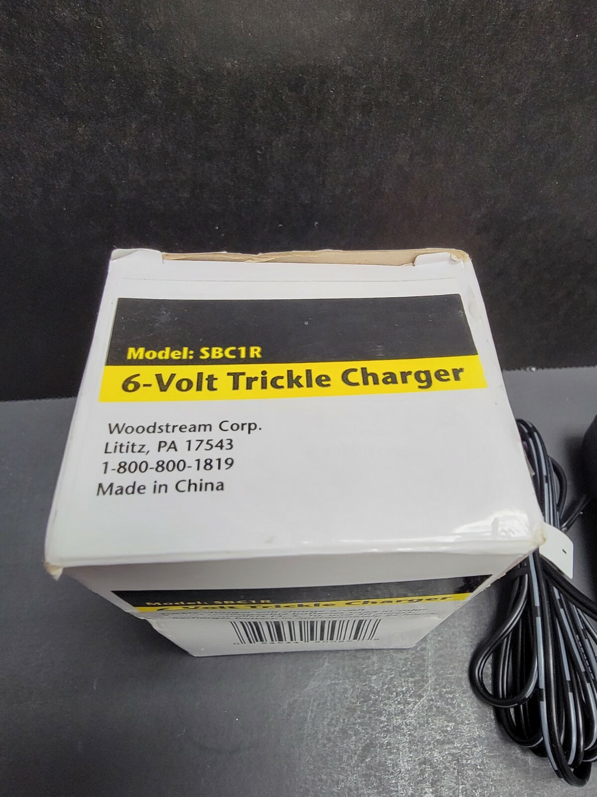 Woodstream Corp 6V Trickle Charger Model: SBC1R For Solar Fence Controllers