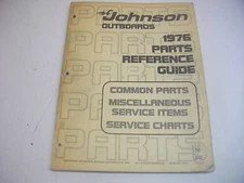 1976 Johnson outboards parts reference guide JS-4404