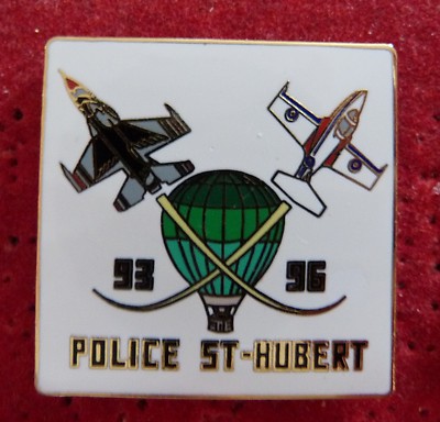 GROSSE PINS POLIZEI ST HUBERT BALLON JAGDFLUGZEUG 93 95 EGF