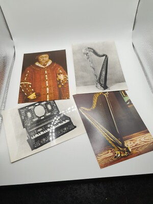 VINTAGE VICTORIA UND ALBERT MUSEUM POSTKARTEN X4